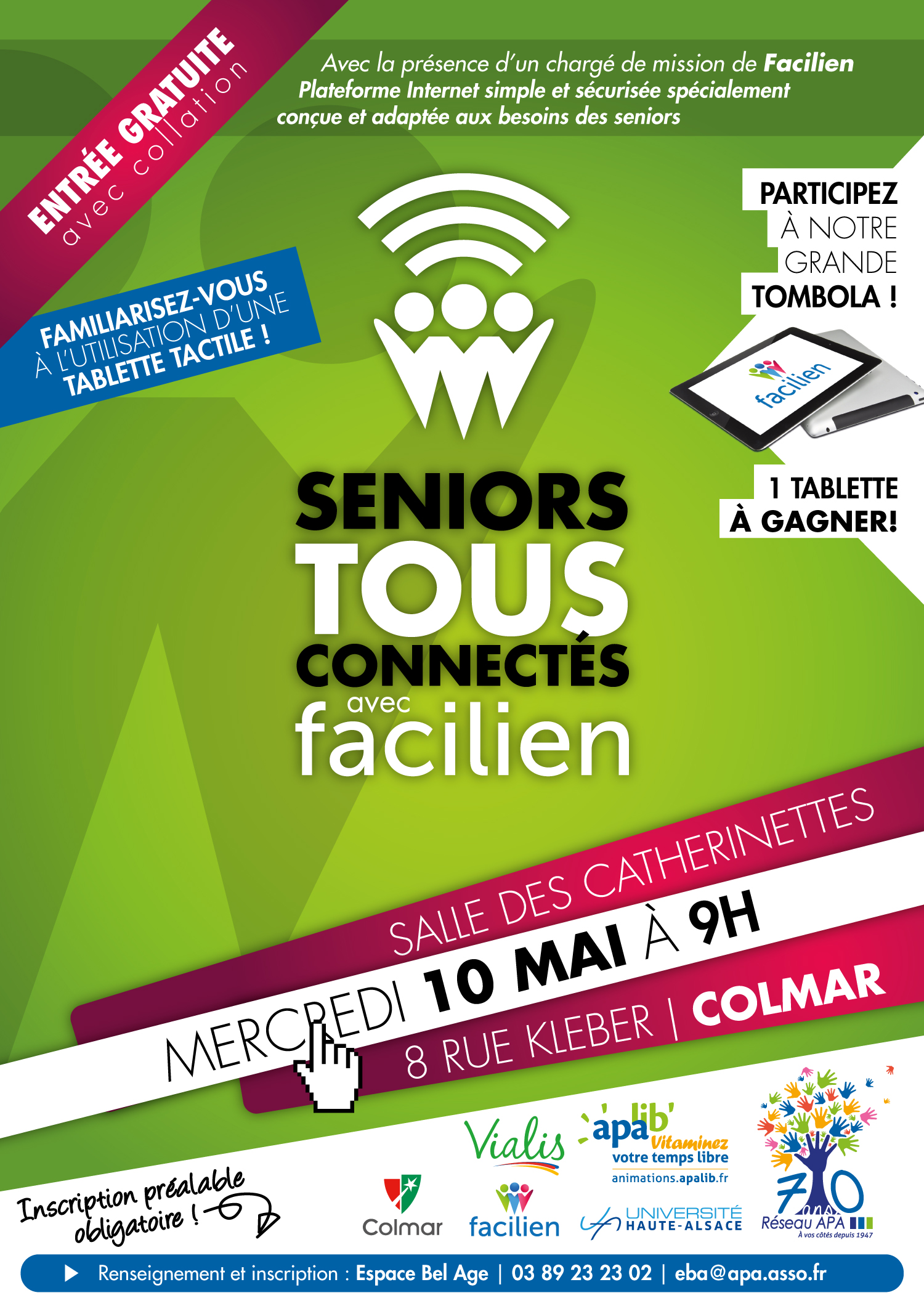 Seniors : tous connectés avec Facilien… et une tablette à gagner !