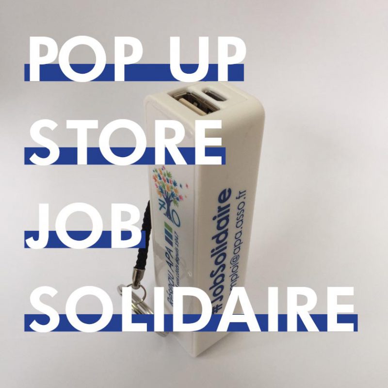 Job Solidaire et Pop Up Store