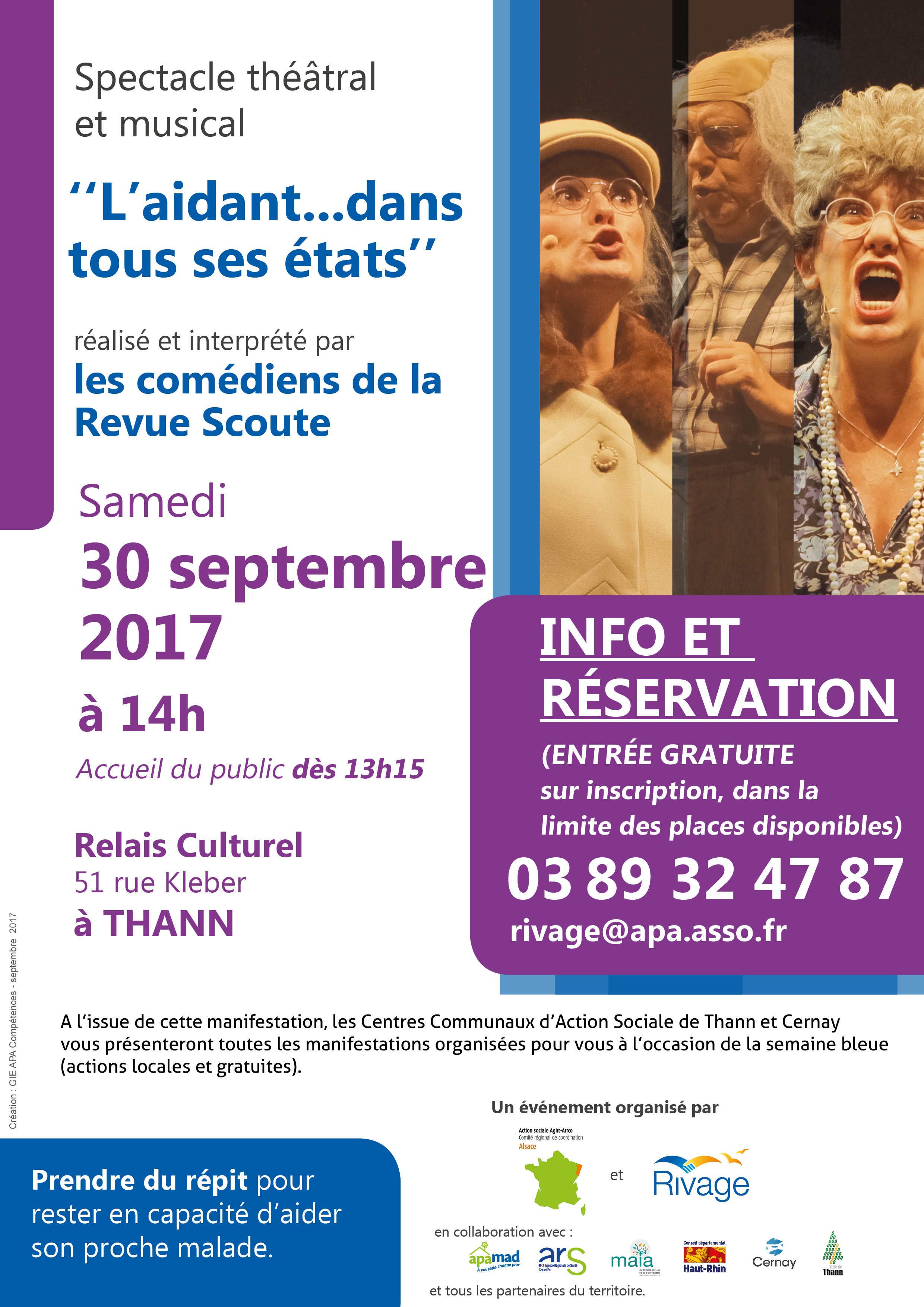 « L’aidant… dans tous ses états ! »  Un spectacle plein d’humour pour prendre du recul