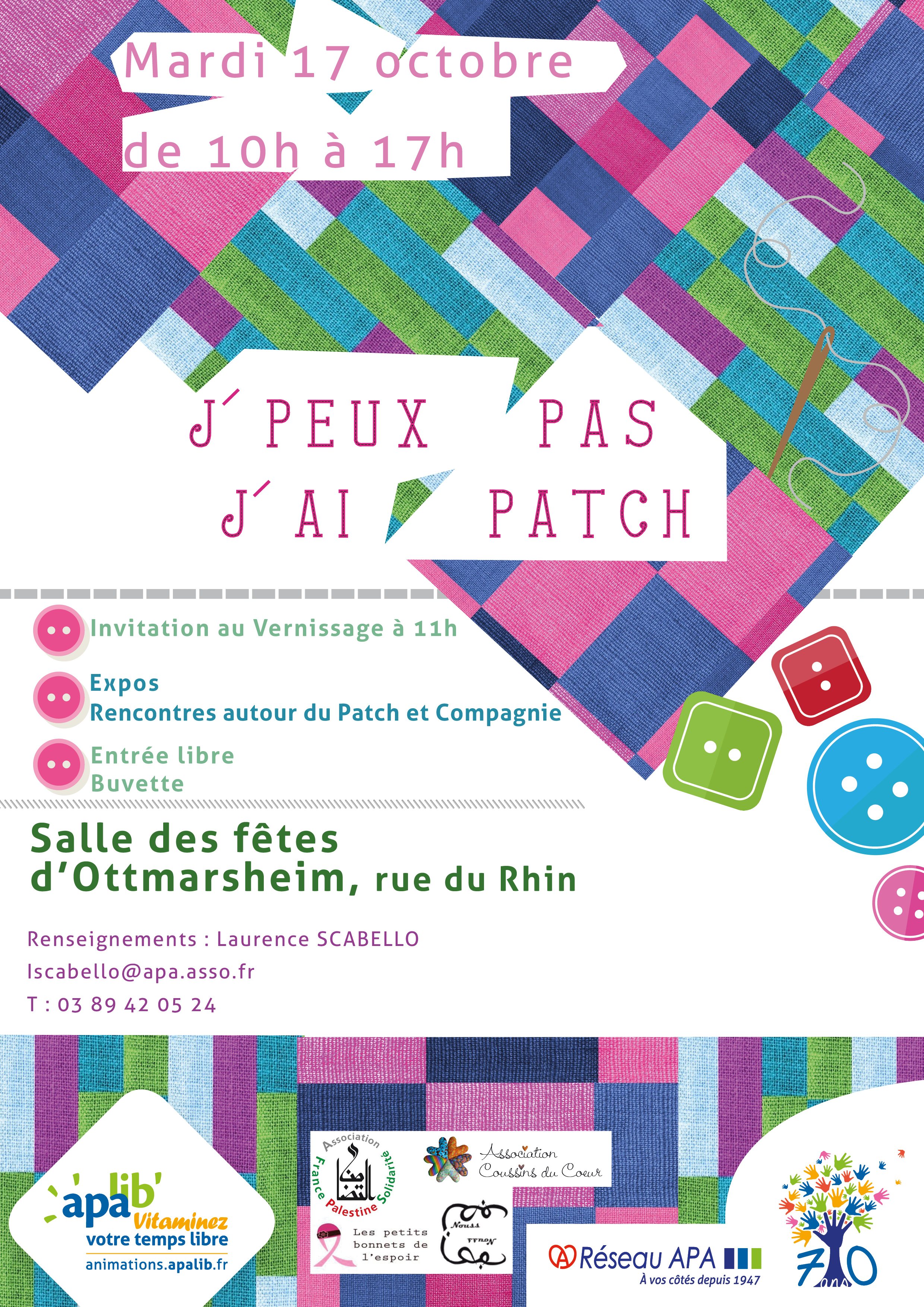 Première exposition et rencontre autour du patchwork