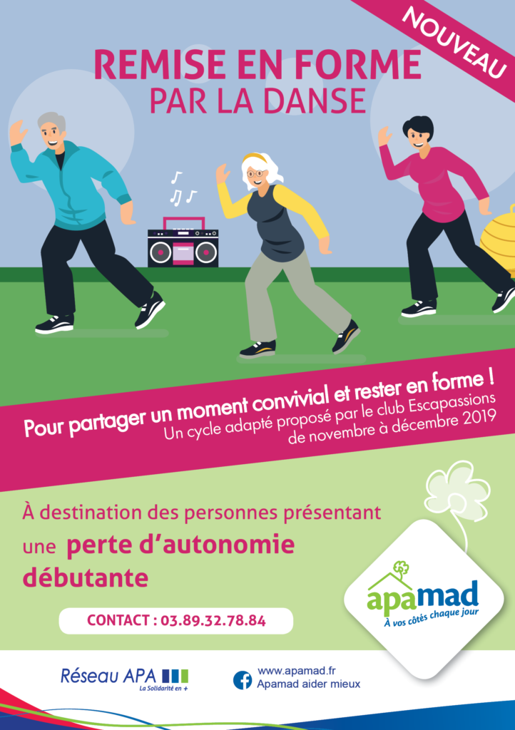 Nouveauté Escapassions : remise en forme par la danse