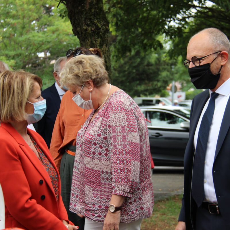 Visite des ministres Brigitte KLINKERT et Brigitte BOURGUIGNON
