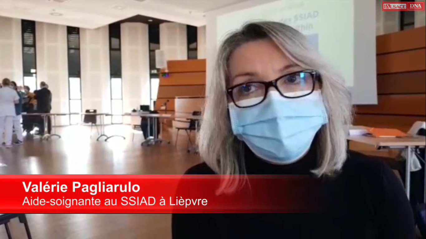 Témoignage : Valérie Pagliarulo aide soignante au SSIAD de Lièpvre